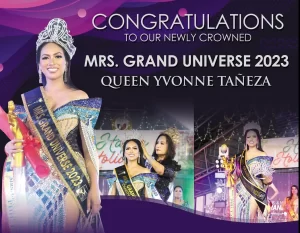 Sultan Kudarat's Pride: Yvonne Tañeza Conquers Mrs. Grand Universe 2023