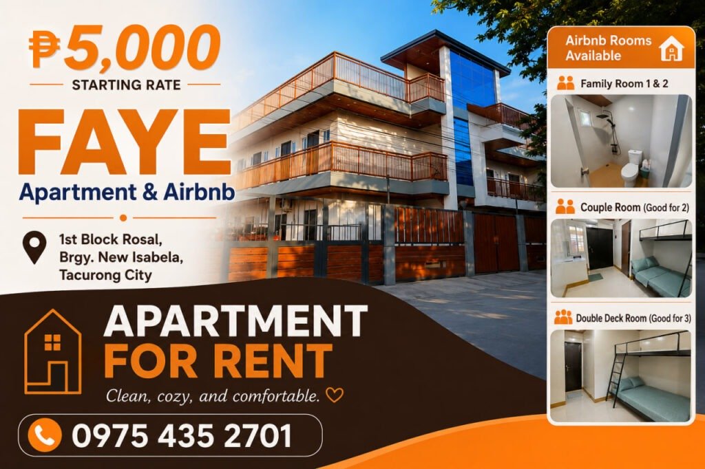 FAYE Apartment & Airbnb in Tacurong City