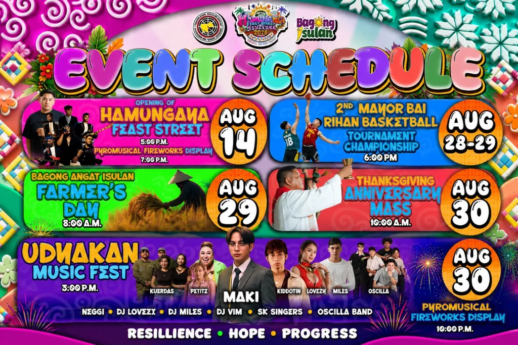 Hamungaya Festival 2026 Schedule of Events banner