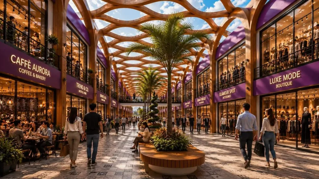 Interior shopping promenade at proposed Isulan Public Market