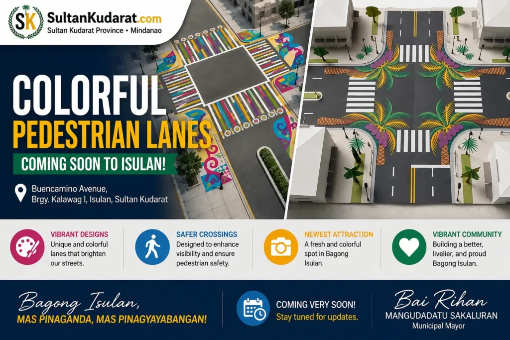 Isulan Colorful Pedestrian Lanes banner