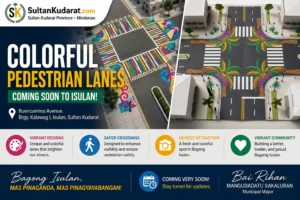 Isulan Colorful Pedestrian Lanes banner