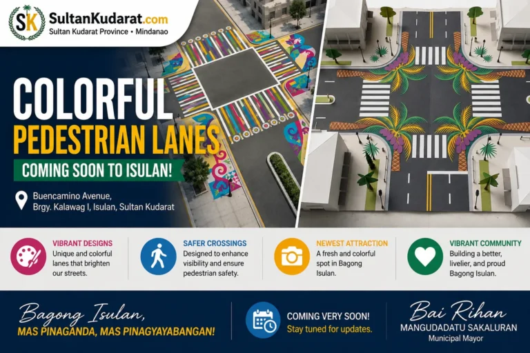Isulan Colorful Pedestrian Lanes banner