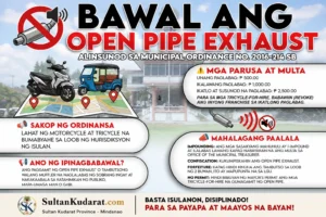 Isulan open pipe and illegal drag racing