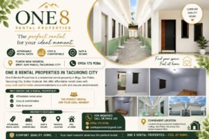 One 8 Rental Properties in Tacurong City