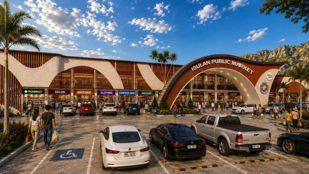 Proposed Isulan Public Market modern exterior and entrance