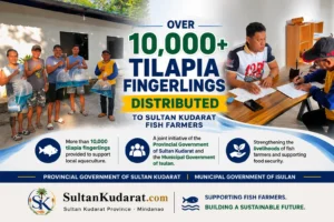 Tilapia Fingerlings Distributed to Sultan Kudarat Fish Farmers