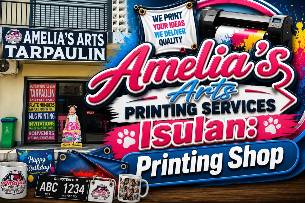 Amelia's Arts Printing Services Isulan